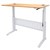 RAPID SPAN ELECTRIC HEIGHT ADJUSTABLE OPEN DESK 1200 X 700MM BEECHWHITE