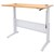 RAPID SPAN ELECTRIC HEIGHT ADJUSTABLE OPEN DESK 1500 X 700MM BEECHWHITE