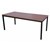 RAPIDLINE STEEL FRAME TABLE 1800 X 900MM CHERRY
