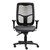 ERGOSELECT SWIFT ERGONOMIC CHAIR HIGH MESH BACK 3 LEVER SEAT SLIDE BLACK NYLON BASE ADJUSTABLE ARMS GREY