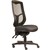 ERGOSELECT SWIFT ERGONOMIC CHAIR HIGH MESH BACK 3 LEVER SEAT SLIDE BLACK NYLON BASE BLACK