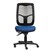ERGOSELECT SWIFT ERGONOMIC CHAIR HIGH MESH BACK 3 LEVER SEAT SLIDE BLACK NYLON BASE BLUE
