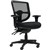 ERGOSELECT SWIFT ERGONOMIC CHAIR MEDIUM MESH BACK 3 LEVER SEAT SLIDE BLACK NYLON BASE ADJUSTABLE ARMS BLACK