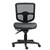 ERGOSELECT SWIFT ERGONOMIC CHAIR MEDIUM MESH BACK 3 LEVER SEAT SLIDE BLACK NYLON BASE GREY