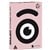 OPTIX COLOURED A4 COPY PAPER 80GSM VELO PINK PACK 500 SHEETS
