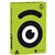 OPTIX COLOURED A4 COPY PAPER 80GSM ZETO LIME PACK 500 SHEETS
