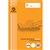 OLYMPIC NPT86 EXERCISE BOOK NSW RULING 8MM 55GSM 64 PAGE 250 X 176MM ORANGE PACK 20