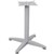 RAPIDLINE 4 STAR TABLE BASE BRUSHED SILVER