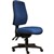 ERGOSELECT SPARK ERGONOMIC CHAIR HIGH BACK 3 LEVER SEAT SLIDE BLACK NYLON BASE BLUE