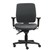 ERGOSELECT SPARK ERGONOMIC CHAIR MEDIUM BACK 3 LEVER SEAT SLIDE BLACK NYLON BASE ADJUSTABLE ARMS GREY