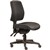 ERGOSELECT SPARK ERGONOMIC CHAIR MEDIUM BACK 3 LEVER SEAT SLIDE BLACK NYLON BASE GREY