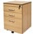 RAPID SPAN MOBILE PEDESTAL 3 DRAWER 690 X 465 X 447MM BEECH