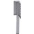 RAPID SPAN CORNER WORKSTATION SQUARE POLE BRUSHED SILVER
