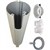 RAPIDLINE DESK TO CEILING POWER POLE KIT 21M SILVER