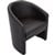 RAPIDLINE SPACE TUB CHAIR SINGLE SEATER PU BLACK
