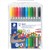 STAEDTLER 320 NORIS CLUB DUAL NIB FIBRE TIP PENS 1030MM ASSORTED WALLET 12