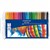 STAEDTLER 325 NORIS CLUB FIBRE TIP PENS 10MM ASSORTED PACK 24