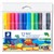 STAEDTLER 328 NORIS CLUB TRIANGULAR FIBRE TIP PENS 30MM ASSORTED PACK 12