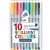STAEDTLER 334 TRIPLUS FINELINER FIBRE TIP PENS 03MM ASSORTED PACK 10