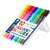 STAEDTLER 338 TRIPLUS BROADLINER FIBRE TIP PENS 08MM ASSORTED PACK 10