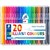 STAEDTLER 338 TRIPLUS BROADLINER FIBRE TIP PENS 08MM ASSORTED PACK 20