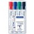 STAEDTLER 351 LUMOCOLOR WHITEBOARD MARKER BULLET ASSORTED WALLET 4