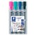 STAEDTLER 356 LUMOCOLOR FLIPCHART MARKER 20MM ASSORTED BRIGHT WALLET 4