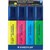 STAEDTLER 364 TEXTSURFER CLASSIC HIGHLIGHTER CHISEL PACK 4