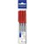 STAEDTLER 430 STICK BALLPOINT PEN MEDIUM RED PACK 3