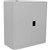 STEELCO STATIONERY CABINET 2 SHELVES 1015 X 914 X 463MM SILVER GREY