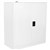 STEELCO STATIONERY CABINET 2 SHELVES 1015 X 914 X 463MM WHITE SATIN