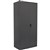 STEELCO STATIONERY CABINET 3 SHELVES 1830 X 914 X 463MM BLACK RIPPLE