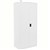 STEELCO STATIONERY CABINET 4 SHELVES 2000 X 914 X 463MM WHITE SATIN