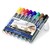 STAEDTLER 350 LUMOCOLOR PERMANENT MARKER CHISEL 50MM ASSORTED WALLET 8