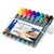 STAEDTLER 352 LUMOCOLOR PERMANENT MARKER BULLET 20MM ASSORTED WALLET 8