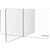 SYLEX ACRYLIC SCREEN 1200 X 1200 X 5MM CLEAR 2 PIECE