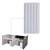 SEACHANGE SCREEN STRAIGHT 560 X 1400MM CHARCOAL  LIGHT GREY