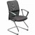 SYLEX STAT VISITOR CHAIR MEDIUM MESH BACK ARMS BLACK