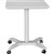 SYLEX HELSINKI HEIGHT ADJUSTABLE MOBILE LAPTOP DESK 600 X 600MM WHITE