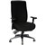 SYLEX PIAZZA CHAIR HIGH BACK ARMS ANTIMICROBIAL FABRIC BLACK