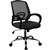 SYLEX TRICE TASK CHAIR MEDIUM BACK 1LEVER WITH ARMS MESH BLACK WITH BLACK SEAT