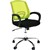 SYLEX TRICE TASK CHAIR MEDIUM BACK 1LEVER WITH ARMS MESH LIME WITH BLACK SEAT