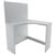 SYLEX ISOSTUDY CARREL 800 X 800 X 1200MM OYSTER GREY