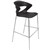RAPIDLINE TAURUS POLY BARSTOOL CHROME BASE BLACK