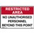 TRAFALGAR MANDATORY SIGN AUTHORISED PERSONNEL 300 X 450MM