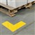 BRADY DURABLE FLOOR MARKERS L YELLOW 51 X 127MM PACK 20