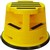BRADY JUMBO ROLLING KICKSTOOL 375 X 355MM YELLOW