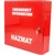 BRADY CABINET EMERGENCY INFORMATION HAZMAT LARGE RED