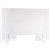 TRAFALGAR ACRYLIC SNEEZE GUARD SCREEN 1200 X 800MM LARGE