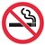 BRADY SAFETY FLOOR MARKER NO SMOKING SIGN